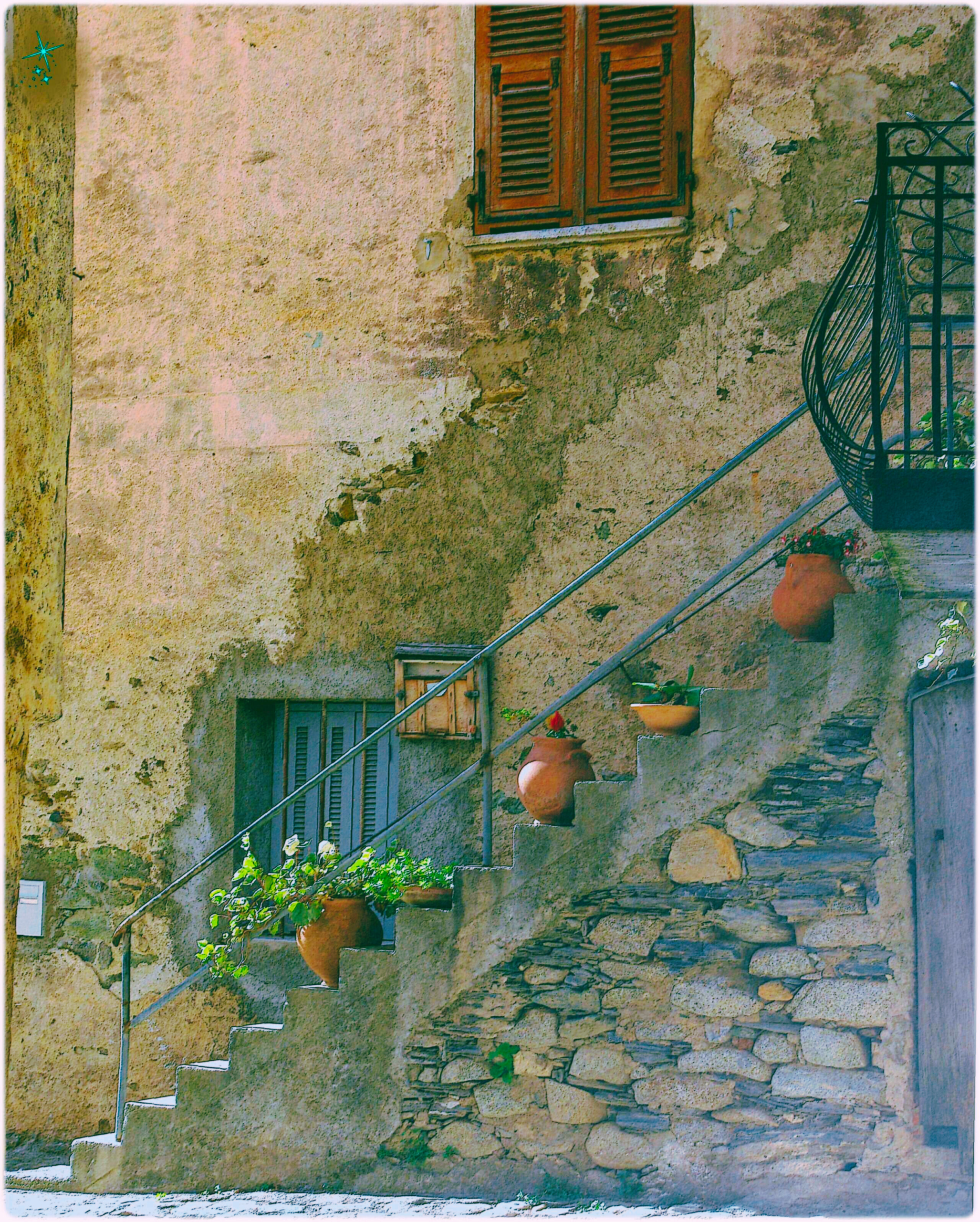 Stone staircase and foundation - Edited